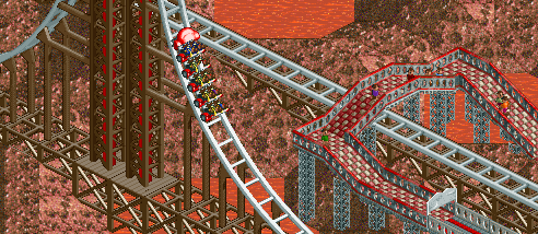 Opening screen from RCT Loopy Landscapes